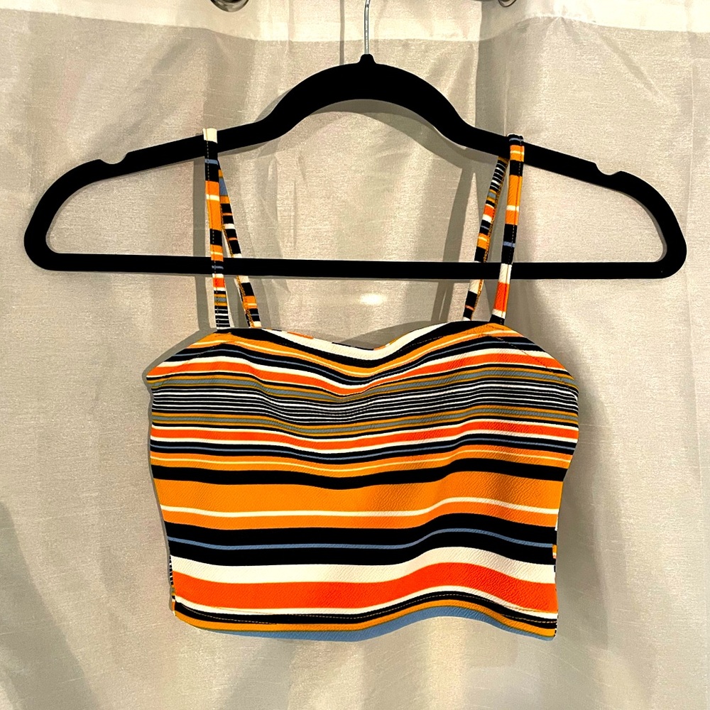 Urban Planet/ReVamped cropped striped tank
